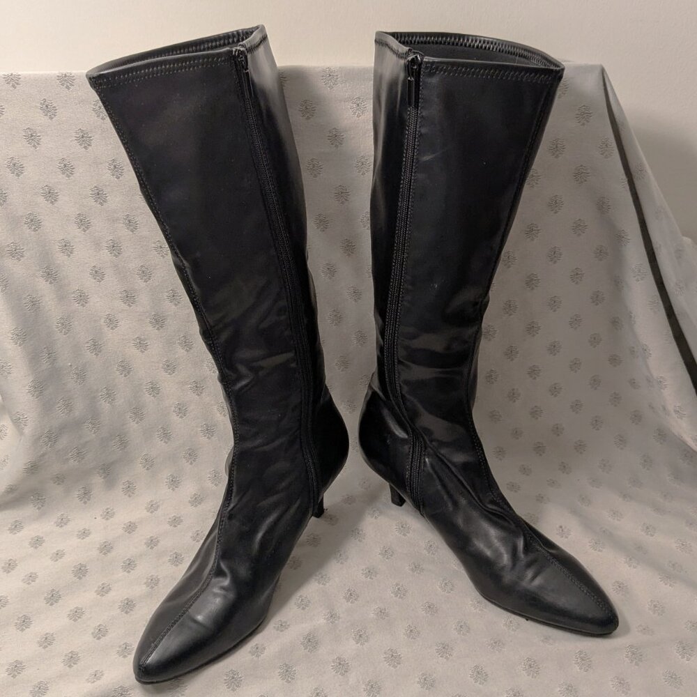 9.5 M Norris High Black Boots with IMPO Stretch - Picture 3 of 5